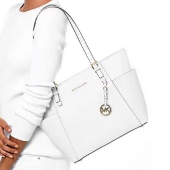 Michael Kors Large Charlotte Top Zip Tote Leather - Picture 16 of 16